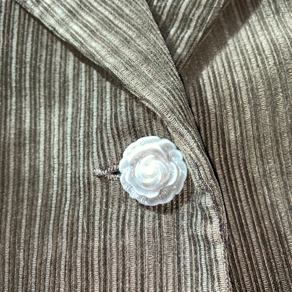 Hongyulang Green Corduroy Jacket w/Elbow Patches - Picture 7 of 7